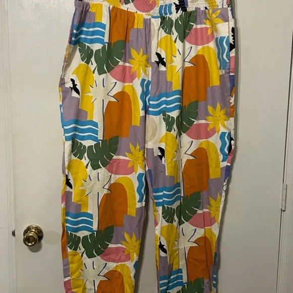 Lucy & Yak Colorful Patterned Pants - Picture 2 of 3